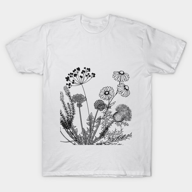 bouguete of herbs T-Shirt by Kamila's Ideas